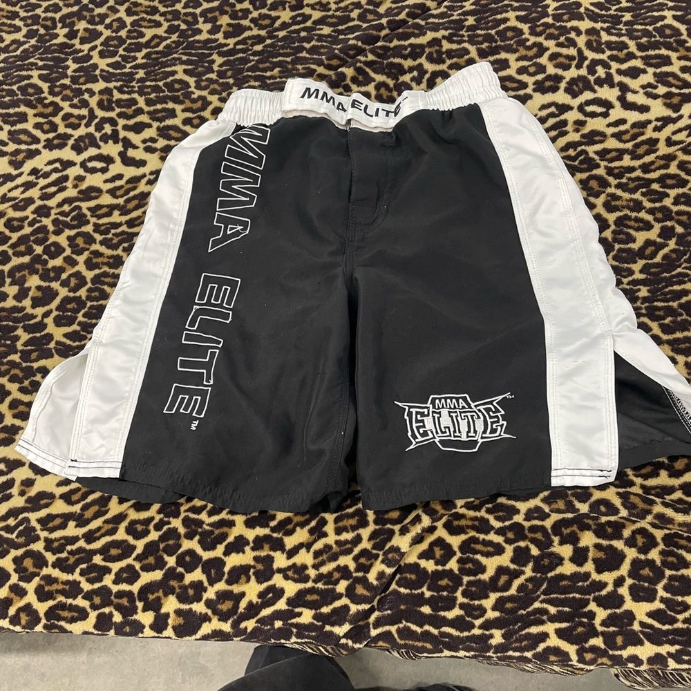 Black and White Men's Shorts